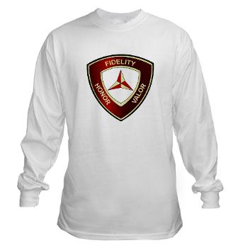HB3MD - A01 - 01 - Headquarters Bn - 3rd MARDIV - Long Sleeve T-Shirt - Click Image to Close
